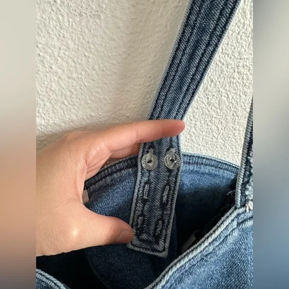 7 For All Mankind denim crop top - Picture 4 of 6